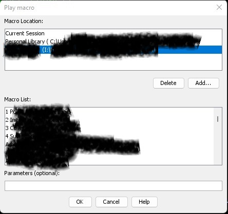 Play Macro Full List